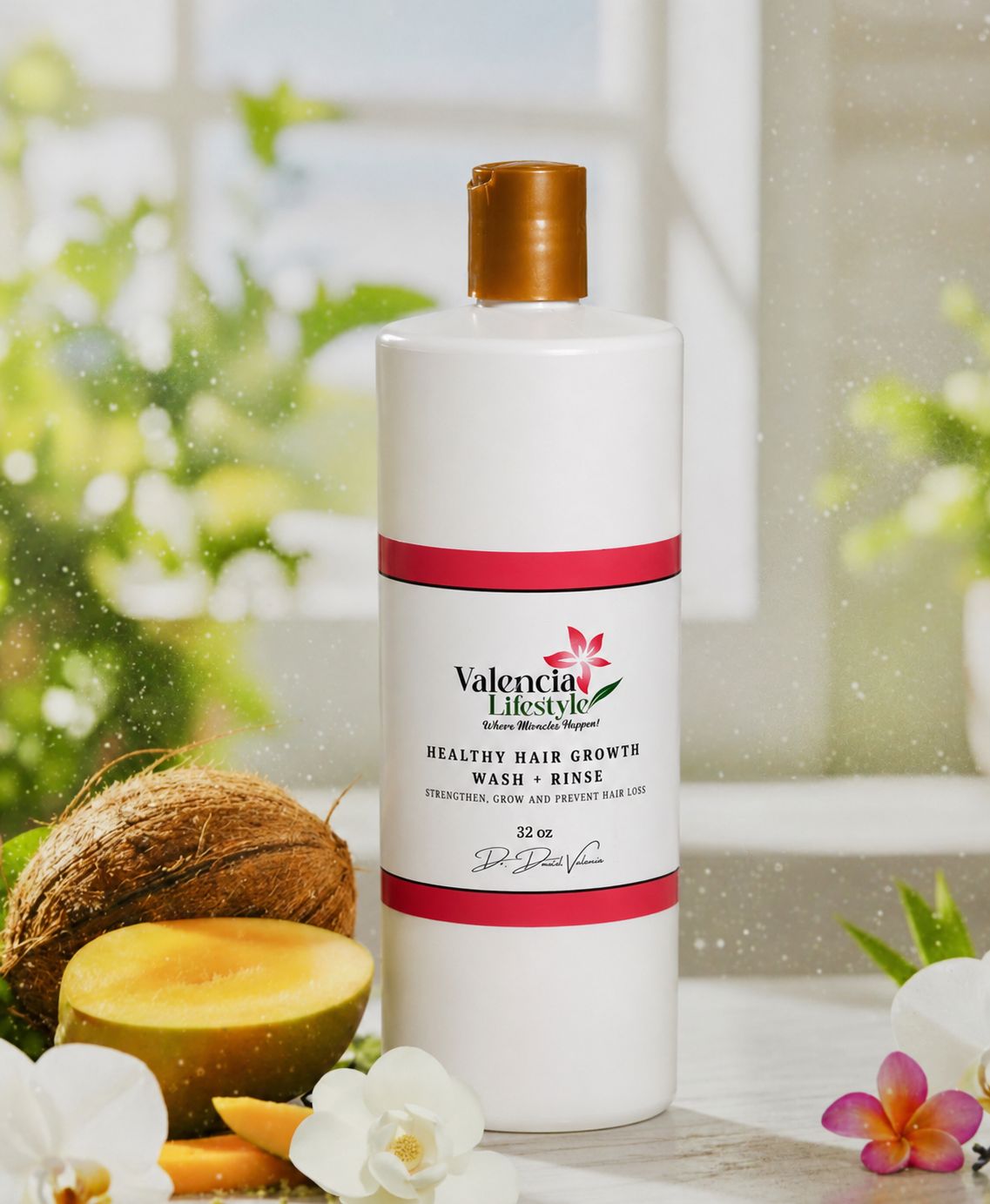 32oz Hair Growth and Hair Loss Prevention Organic 2:1 Shampoo/Conditioner