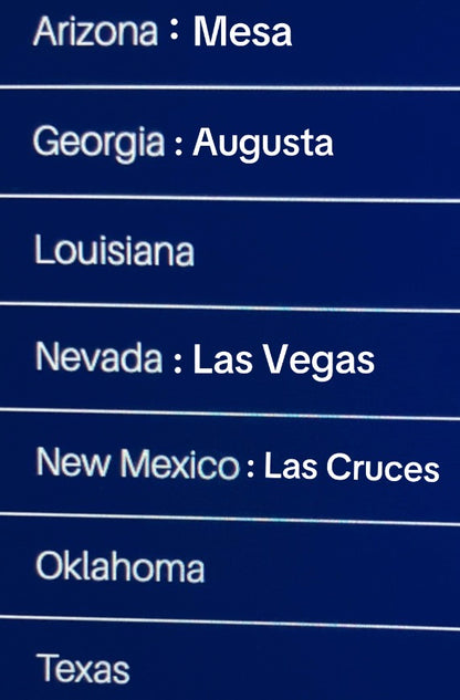 Laboratory (Residentes de Texas, OK, NM, GA, LA, NV, AZ)