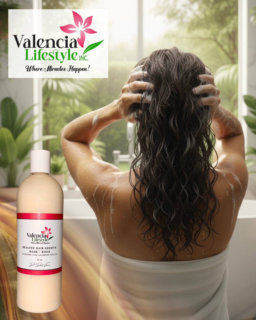 ( Presale/Preventa ) 16oz Wash & Rinse Hair Loss Prevention and Hair Growth Promoter