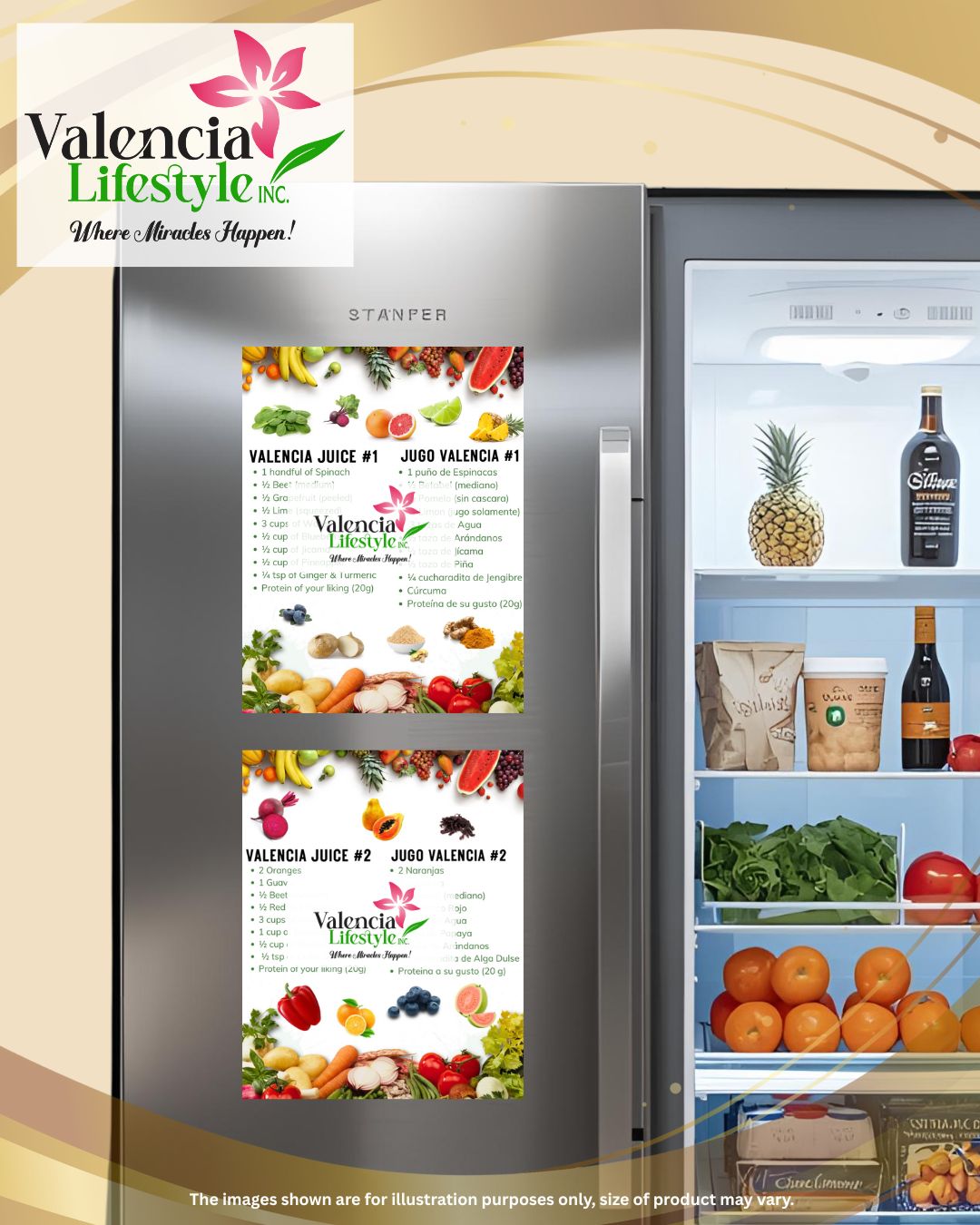 Recipe Magnets 1 & 2 (Imanes)