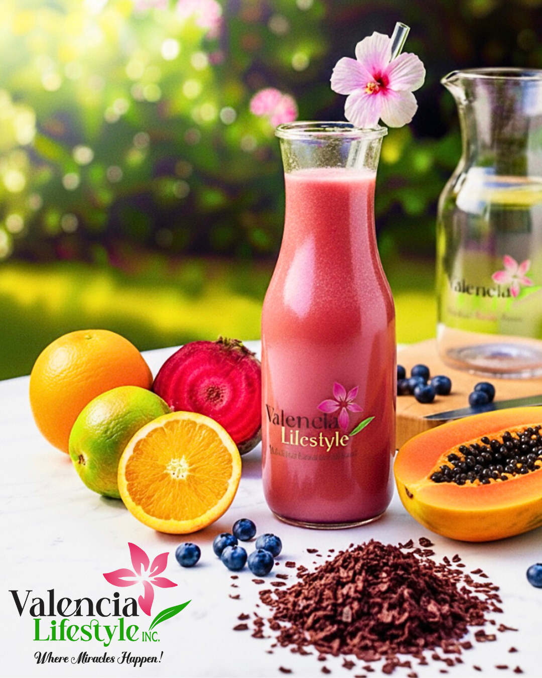 ( Presale/Prevent ) Valencia Juice Glass Jar (50oz)