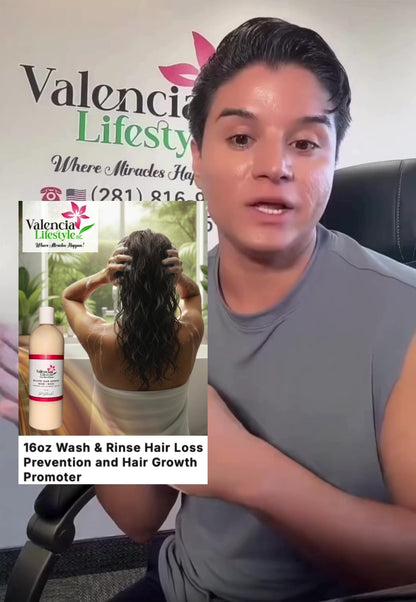 ( Presale/Preventa ) 16oz Wash & Rinse Hair Loss Prevention and Hair Growth Promoter